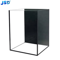 Mini aquarium en verre ultra-transparent JSD pour betta, boîte d'isolement pour bureau, petit aquarium et aquascape