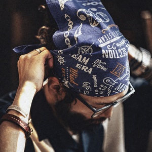 <span class=keywords><strong>Bandana</strong></span> Vintage da Uomo e Donna, Foulard Stampato Americana Retrò, Sciarpa per Collo e Testa, Tendenza Estiva 2026 - Product Image 3