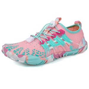 <span class=keywords><strong>Scarpe</strong></span> Acquatiche Nere, Verdi e Arancioni con Blocchi di Colore, con Coulisse, Asciugatura Rapida, in Mesh Antiscivolo, per Esterni e Spiaggia - Product Image 2