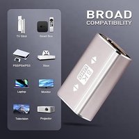 Adaptateur d'extension portable en métal, femelle à femelle