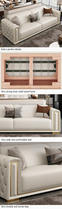Sofá Seccional Árabe con Patas de Metal Dorado 2021, Silla Sexual, Sofá Sexual, Muebles Sexuales, Juego de Sofás Clásico de Lujo - Product Image 5