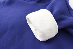 2023 nouveau automne hiver garçons <span class=keywords><strong>Double</strong></span> couche velours <span class=keywords><strong>sweat</strong></span> à capuche bébé épaissi mode pull nouvelle Collection enfants - Product Image 3