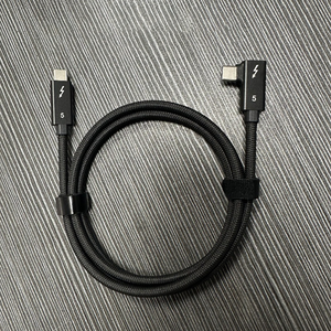 Cavo Thunderbolt ad Alta Velocità con Display e Cavo Thunderbolt Display, Ricarica Rapida 5A, Type-<span class=keywords><strong>C</strong></span> <span class=keywords><strong>a</strong></span> Type-<span class=keywords><strong>C</strong></span>, 1 <span class=keywords><strong>m</strong></span> in Nylon per Laptop - Product Image 6