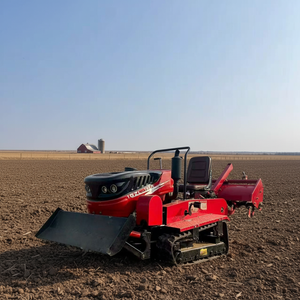 Trattore Cingolato Mini da 35 CV con Fresa Rotante e Trasmissione a Ingranaggi 2WD <span class=keywords><strong>per</strong></span> la Coltivazione e la Raccolta del Mais e la Coltivazione di Vigneti - Product Image 1