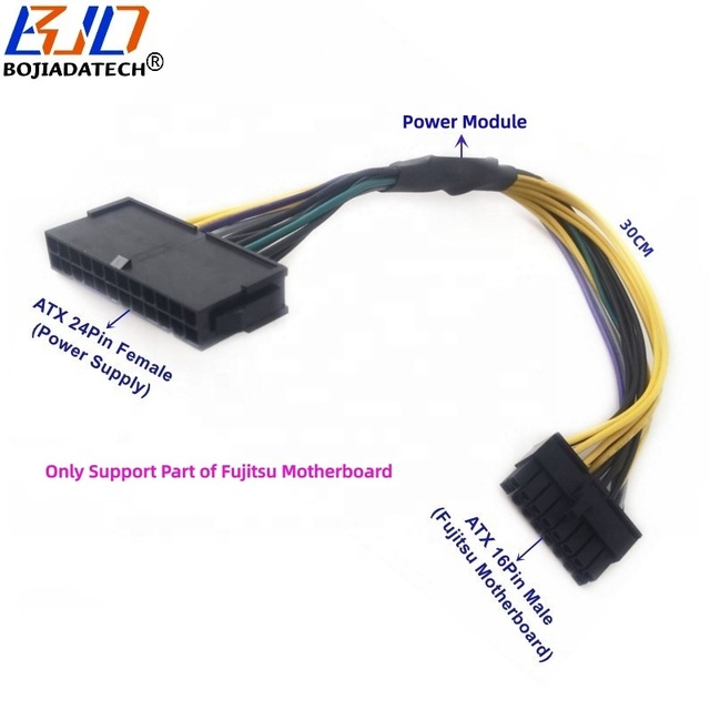 ATX 24Pin to 16Pin Motherboard Adapter Power Cable 30CM for Fujitsu D3162-A12 D3183-A14 D3517-A13 D3230-A11 D3348-A13 D3400-A11