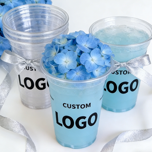 Gobelets en plastique PET à paroi simple de 32 oz (90 mm) pour mariage, camping, avec surprise personnalisée, vaisselle jetable pour fête - Product Image 3