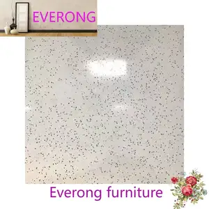 Pietra artificiale 60X60 bianco Terrazzo lucidato piastrelle per pavimento parete interna piastrelle personalizzate prezzo