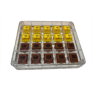 Khay Phục Vụ <span class=keywords><strong>Acrylic</strong></span> Premiunm Phù Hợp Với 20 Chiếc Bộ Kiểm Tra Chuyển Đổi Bàn Phím GATERON Trong Suốt Tùy Chỉnh - Product Image 6