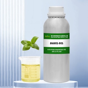 <span class=keywords><strong>Huile</strong></span> <span class=keywords><strong>essentielle</strong></span> de basilic doux 100% pure et naturelle, issue de feuilles d'<span class=keywords><strong>ocimum</strong></span> <span class=keywords><strong>basilicum</strong></span>, distillée à la vapeur - Product Image 6