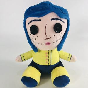 Logotipo personalizado Halloween <span class=keywords><strong>Coraline</strong></span> fantasma mamá novia juguetes de peluche dibujos animados Anime <span class=keywords><strong>película</strong></span> personajes muñecos de peluche almohada de Navidad - Product Image 6