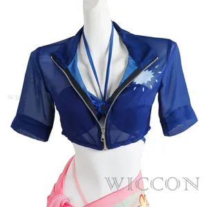 ชุดเดรสเซ็กซี่คอสเพลย์อนิเมะนิโคโรบินชุดยูนิฟอร์มชุดว่ายน้ำวิกแว่นตาวิกปาร์ตี้ฮาโลวีนคาร์นิวัลชุดการแสดงบทบาทในงานปาร์ตี้ - Product Image 4