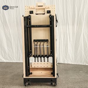 Queenlife, новый стиль, высокое качество, портативная кровать для йоги, складная белая машина для реформера из клена, пилатес - Product Image 2