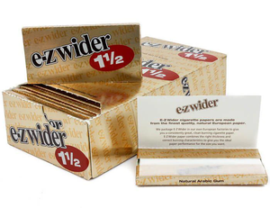 Papier à cigarettes classique personnalisé, largeur 1 1/2 1 1/4, blanc, tube en silicone classique, carré, 50 feuilles/carnet, 24 paquets/boîte - Product Image 2