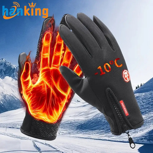 Gants de sport pour homme Ehanking, chauds, coupe-vent, imperméables, pour le cyclisme, le ski et la pêche, activités de plein air - Matière polyester - Product Image 1