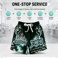 Shorts de sport graphiques pour hommes 100 % coton, séchage rapide, respirants, taille mi-élastique, coupe ample, décontractés, style hip-hop