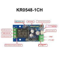EWelink Smart WiFi QIACHIP Relais Commutateur Intelligent DC 5V 12V 24V 48V Télécommande Sans Fil 1 Voie Commande Vocale Domestique