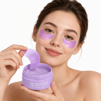 Masque Patchs Contour des Yeux Hydratant, Éclaircissant, Anti-âge, Anti-cernes au Collagène, Caviar et PDRN 24K – Marque Blanche