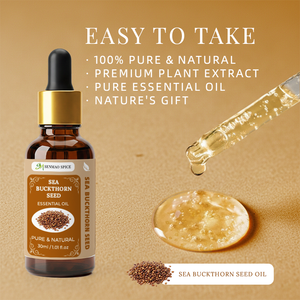 Huile de graines d'argousier de qualité supérieure, biologique, 100% pure, vierge, pressée à froid, absorption rapide pour les soins de la peau - Product Image 5