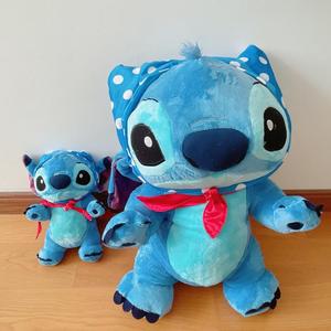 Almohada de Peluche Grande de Stitch en Pijama y Gorro de Dormir - Adorable Muñeco de Peluche de <span class=keywords><strong>Lilo</strong></span> & Stitch, Compañero de Cama Grande y Abrazable - Product Image 5