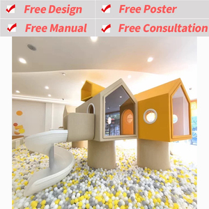 Ce chứng nhận trẻ em trong nhà Thiết bị sân chơi cho trẻ em với chủ đề rừng mềm slide và kỹ thuật an toàn cho trung tâm sử dụng - Product Image 3