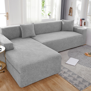 Jacquard Spandex Stretch <strong>Sofa</strong> <strong>Cover</strong> Waterproof Washable Plain Dyed Non-Slip Elastic 1/2/3/4 Seats Modern Living Room Fabric - Product Image 6