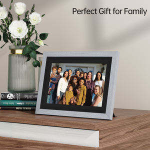 Diseño Delgado Lcd Marco de fotos de 10 pulgadas Álbum de <span class=keywords><strong>video</strong></span> de fotos digital Reproductor de publicidad Wifi de 10,1 pulgadas - Product Image 4