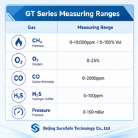 Détecteur de gaz combustible laser à gamme complète : GT44/GT40/GT41/GT42GT43