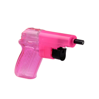 Mini pistolet à eau en plastique transparent bon marché, jouet, pistolet à eau