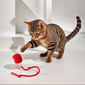 Hot Sale New Design Interactive <b>Smart</b> <b>Ball</b> With Tail Accessories Rolling on Carpet Fast Indestructable Rolling <b>Smart</b> Cat Toys - Product Image 5