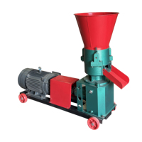 Nouvelle petite machine à granulés d'aliments pour animaux domestiques, capacité de 1 tonne/heure, moteur électrique/diesel pour poulets, canards, oies, poissons, bovins, chevaux, moutons