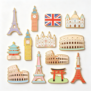 Custom Logo 3D Zinc Alloy Fridge Magnet Irregular Shape Art Deco Design Strong Magnetic Souvenirs - Product Image 3