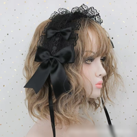 Bandeau de cheveux Lolita japonais doux et élégant en dentelle, blanc, pour cosplay d'anime, accessoire de tête polyvalent pour costumes de cosplay