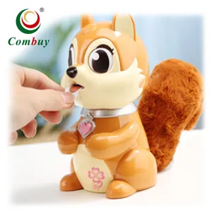 Birthday present story smart feed squirrel rabbit partner kids toys animals