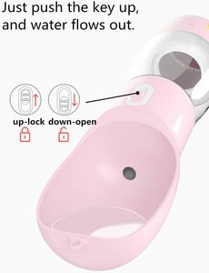 Bouteille d'eau portable pour chien, personnalisable avec logo, pour l'extérieur, vente en gros - Product Image 2