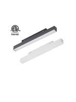 Projecteur LED Moderne Magnétique en Aluminium Série Frost Certifié ETL CETL RCM 12W 20W 30W Dimmable Intégré sur Rail