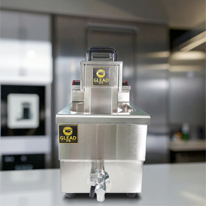 Nouvelle <span class=keywords><strong>friteuse</strong></span> droite de cuisine de restauration rapide <span class=keywords><strong>avec</strong></span> la machine de <span class=keywords><strong>filtre</strong></span> à <span class=keywords><strong>huile</strong></span> - Product Image 1