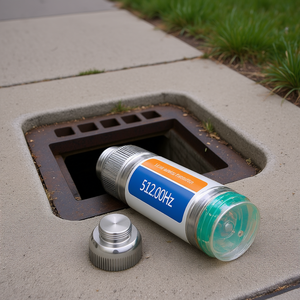 Localizador de Drenajes Rígido con Medidor de Frecuencia de 512.00Hz para Detección de Tuberías de Alcantarillado, Pantalla LED, Rango de 10Hz a 5000Hz - Product Image 2