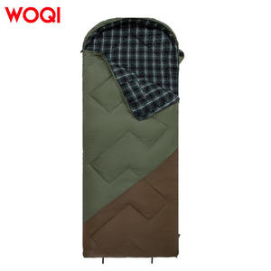 Sac de couchage pour maman WOQI, vert militaire, 1,3 kg, polyester respirant, équipement de camping en plein air pour adultes - Product Image 2