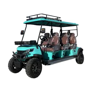 SHUNCHA nuovo design mini personalizzato 72V batteria al litio elettrico 6 persone 6 posti golf cart in vendita