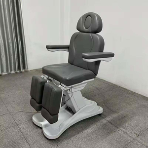High Quality Modern Beauty Salon Equipment Grey Leather Cosmetic Lash Bed 5 Motors <b>Electric</b> Control Tattoo Shop Massage Bed - Product Image 4