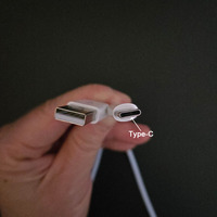 Cables USB a USB Tipo C de 4 Núcleos, con Estructura de 2 m, Recubiertos de Tela Trenzada de Colores Macaron