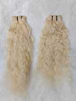 Ombre la plus légère 613 cuticule alignée cheveux vierges blond russe paquet de cheveux humains vierges blonds extension de cheveux humains brésiliens blonds