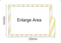 Full Page Magnifier for Reading Nearby A5 PVC China OEM Fresnel Page Lens