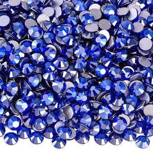 OLeeya Usine Vente en Gros 400 Couleurs Pierres Satin Couleurs Verre Dos Plat Cristaux Non Hot Fix Strass pour Nail Art Décoration - Product Image 3