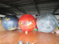 Ensemble de boules planétaires gonflables de haute qualité Mars