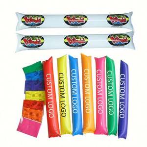 Bâtons gonflables publicitaires personnalisés avec logo, imperméables en PE/PVC, pour événements sportifs - Product Image 1