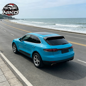 NIKO Film Hot Selling 1.52*15m PET Gulf Blue Auto Protection Film Paper Car Wrap Sticker Vehicle <b>Vinyl</b> Film - Product Image 1