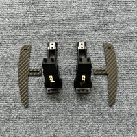 Palettes de changement de vitesse magnétiques en fibre de carbone sèche pour PORSCHE Cayenne 9YO 2017-2023 Palettes de changement de vitesse étendues de remplacement