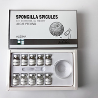 Kit de Tratamiento para el Acné con Esponja de Agua Dulce de 7 Colores, Extracto de Algas, Bio Microneedling, Polvo Exfoliante de Algas, Espículas de Esponja