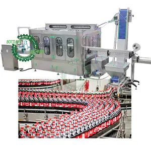 Projet clé en main personnalisable 1000bph - 50000bph Complète A à Z toutes les machines de fabrication de boissons gazeuses en bouteille